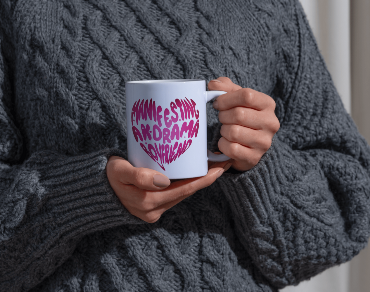 Tasse pour amoureux de K-Drama - Manifestation d'un petit ami de K-Drama