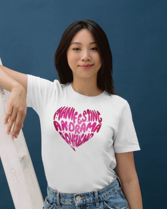 T-shirt pour femme pour amoureux de K-Drama manifestant un petit ami de K-Drama