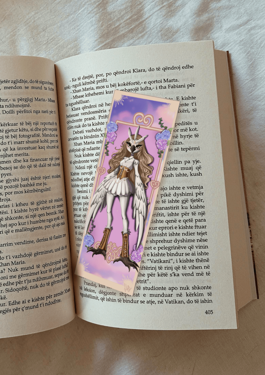 Greek Harpy Bookmark - Mythological Design