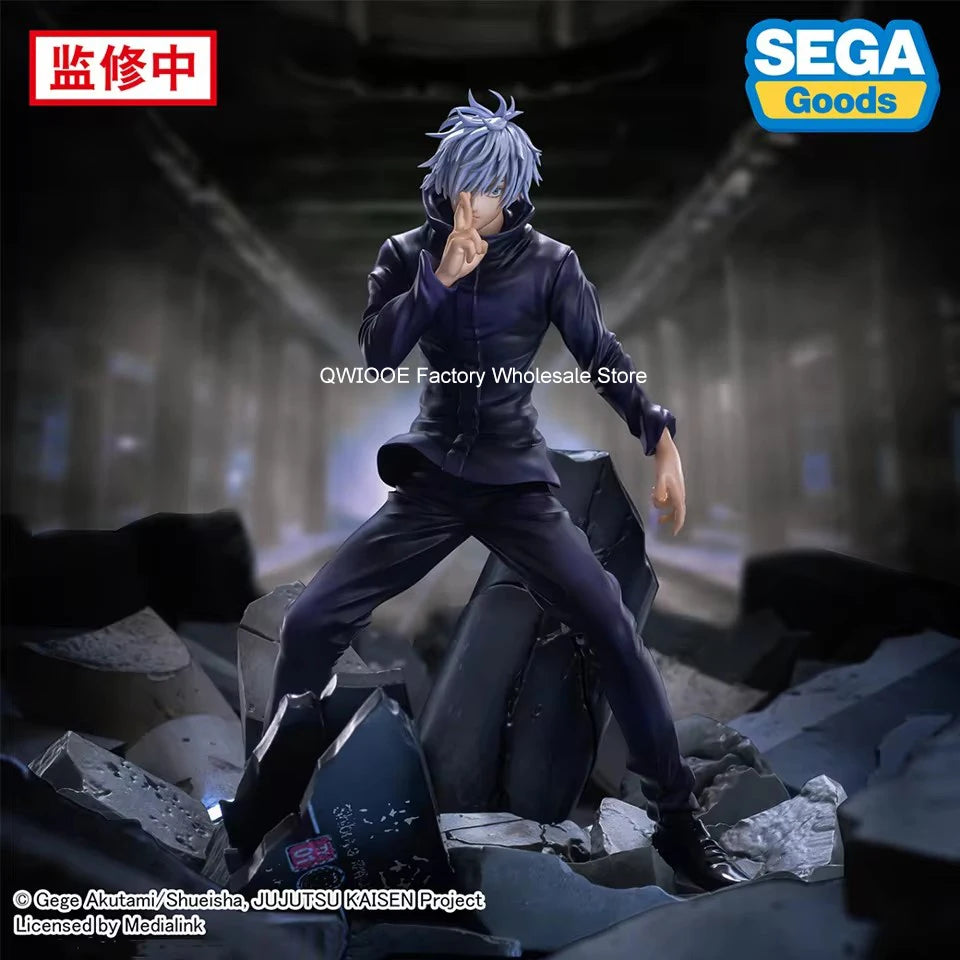 Figurine Satoru de Gojo Jujutsu Kaisen - Modèle SEGA 21 cm