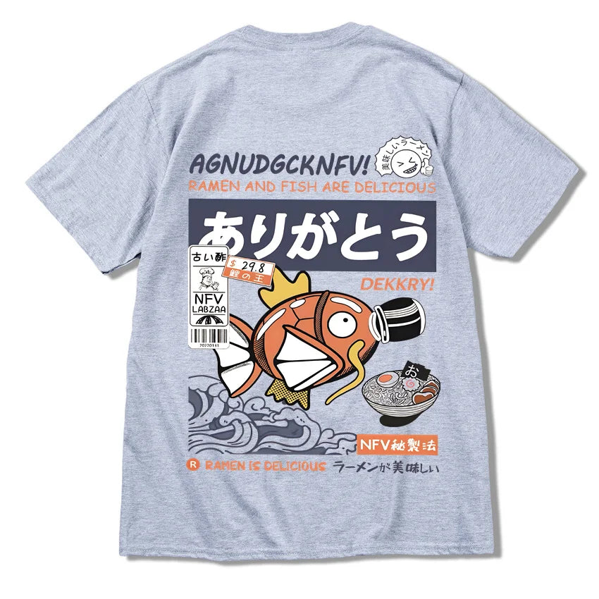 T-shirt imprimé animé - Ramen Poke Style