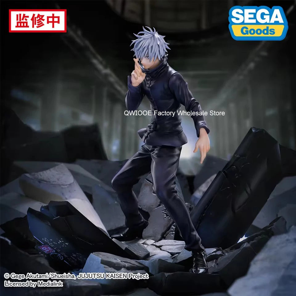 Figurine Satoru de Gojo Jujutsu Kaisen - Modèle SEGA 21 cm