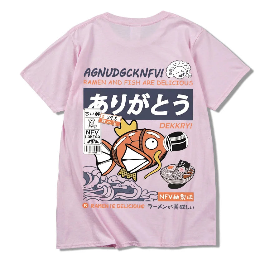 T-shirt imprimé animé - Ramen Poke Style