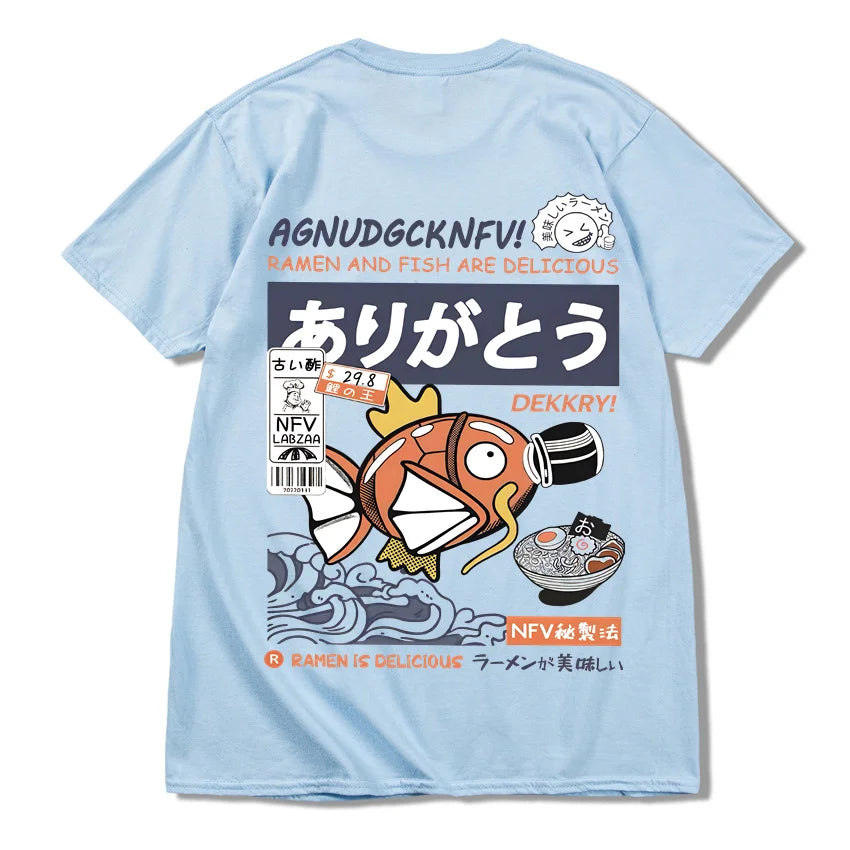 T-shirt imprimé animé - Ramen Poke Style