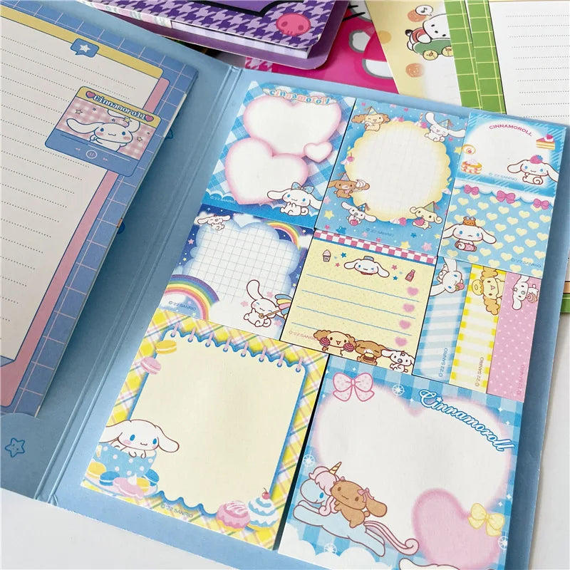 Kawaii Hello Kitty Sticky Notes – My Melody, Cinnamoroll and Kuromi Collection