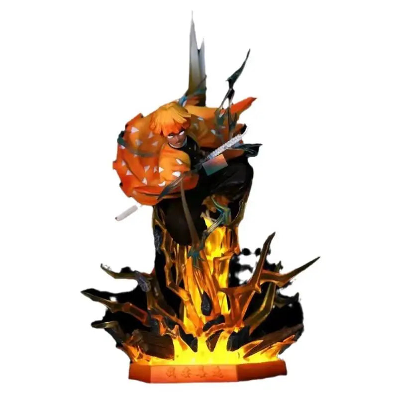 Figurine Demon Slayer Zenitsu Agatsuma - Mode Combat - 35 cm