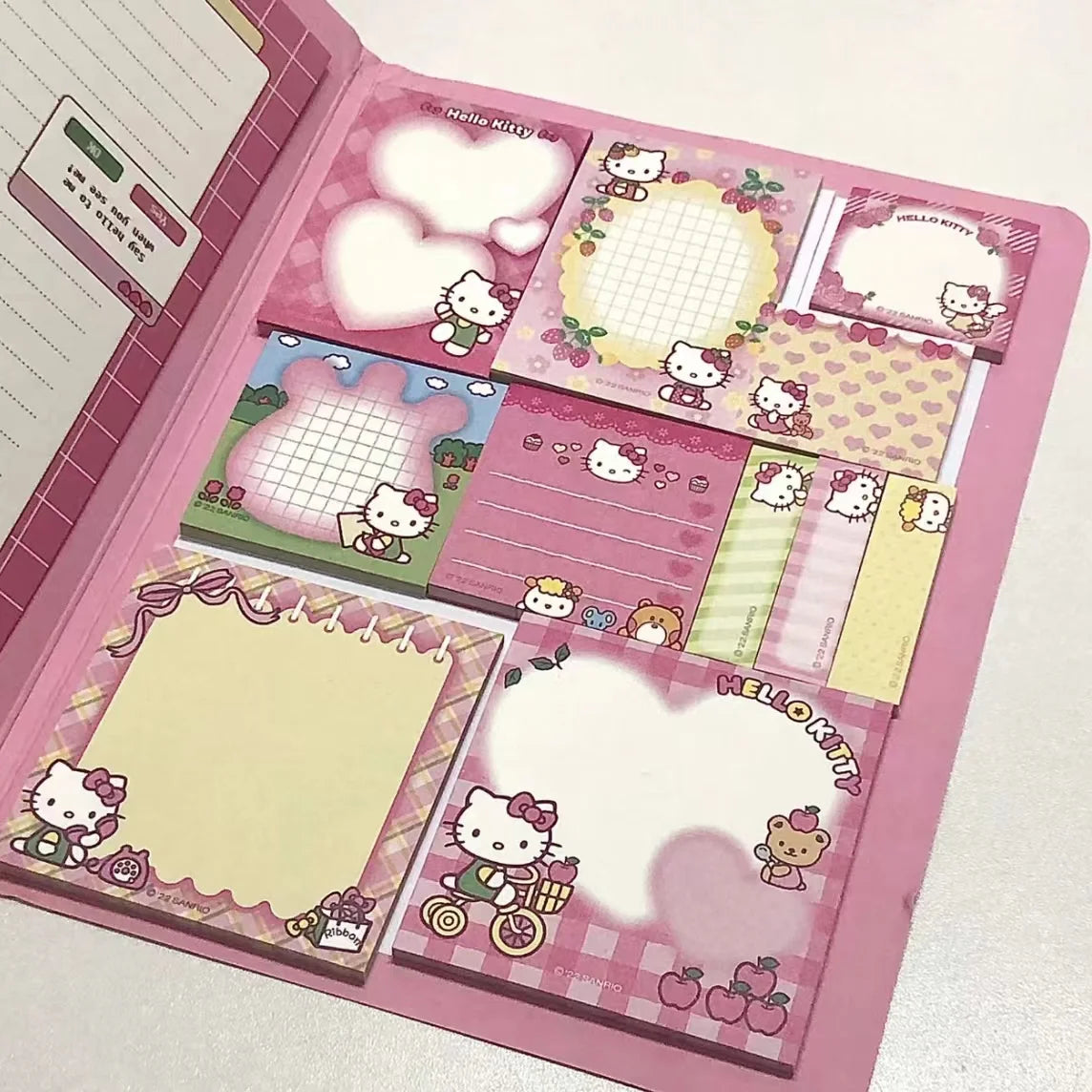 Kawaii Hello Kitty Sticky Notes – My Melody, Cinnamoroll and Kuromi Collection