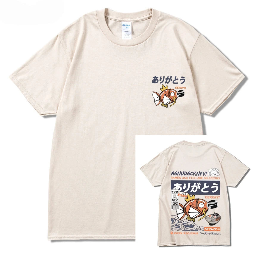 T-shirt imprimé animé - Ramen Poke Style