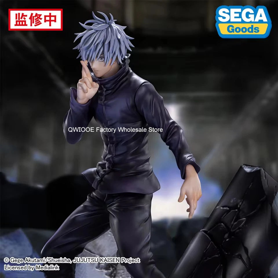 Figurine Satoru de Gojo Jujutsu Kaisen - Modèle SEGA 21 cm