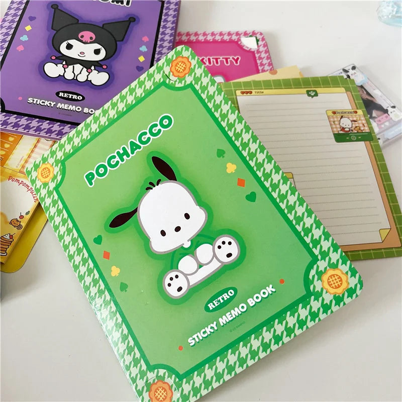 Kawaii Hello Kitty Sticky Notes – My Melody, Cinnamoroll and Kuromi Collection