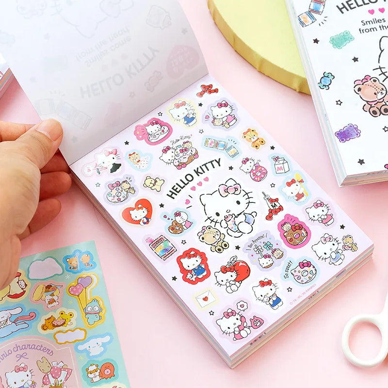 Cuaderno Sanrio: Kuromi, Hello Kitty, Cinnamoroll y My Melody