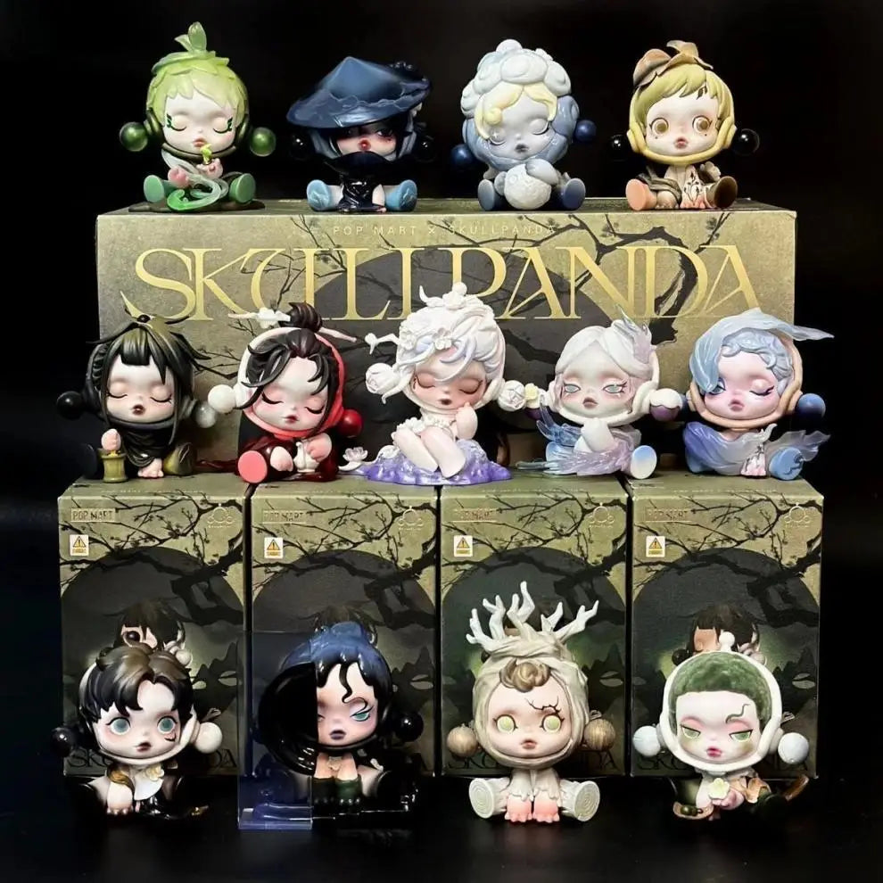 Coffret surprise Skullpanda : Série Black Plum Blossom - Figurine SP11