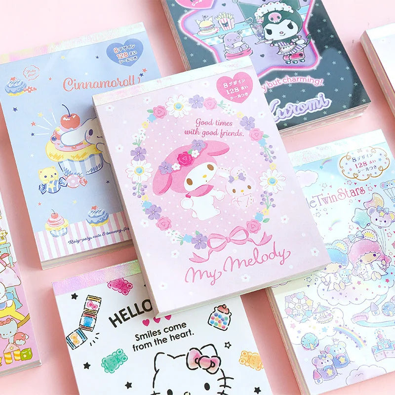 Cuaderno Sanrio: Kuromi, Hello Kitty, Cinnamoroll y My Melody