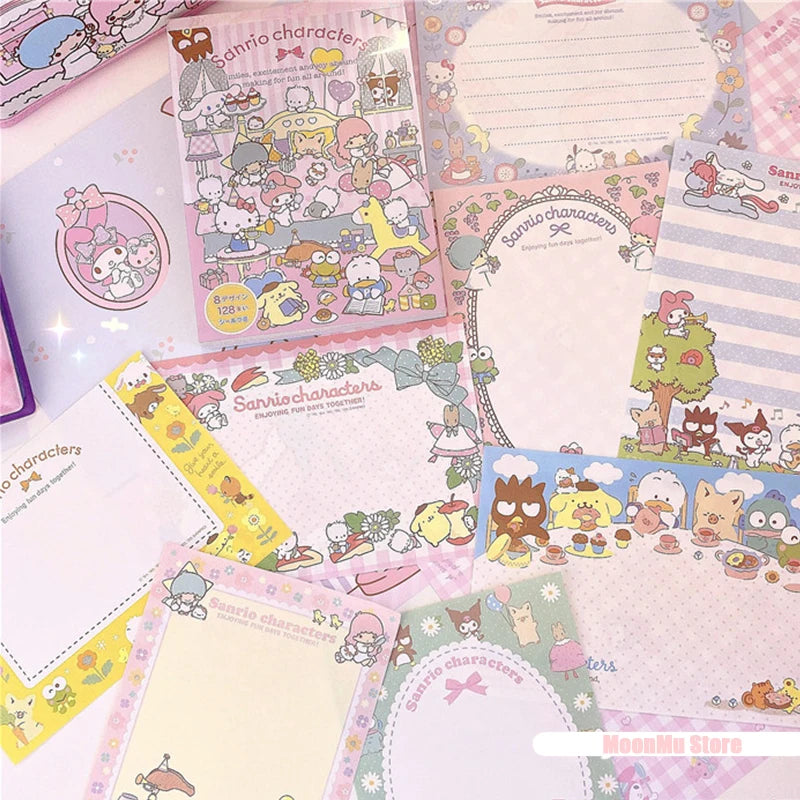 Cuaderno Sanrio: Kuromi, Hello Kitty, Cinnamoroll y My Melody