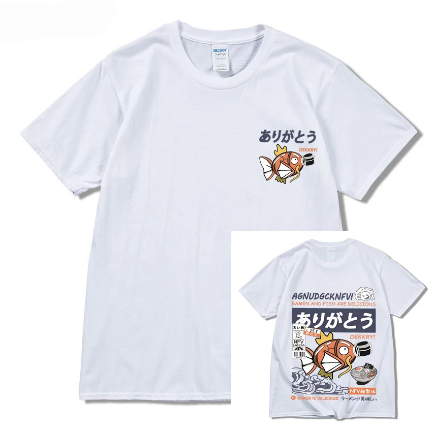 T-shirt imprimé animé - Ramen Poke Style