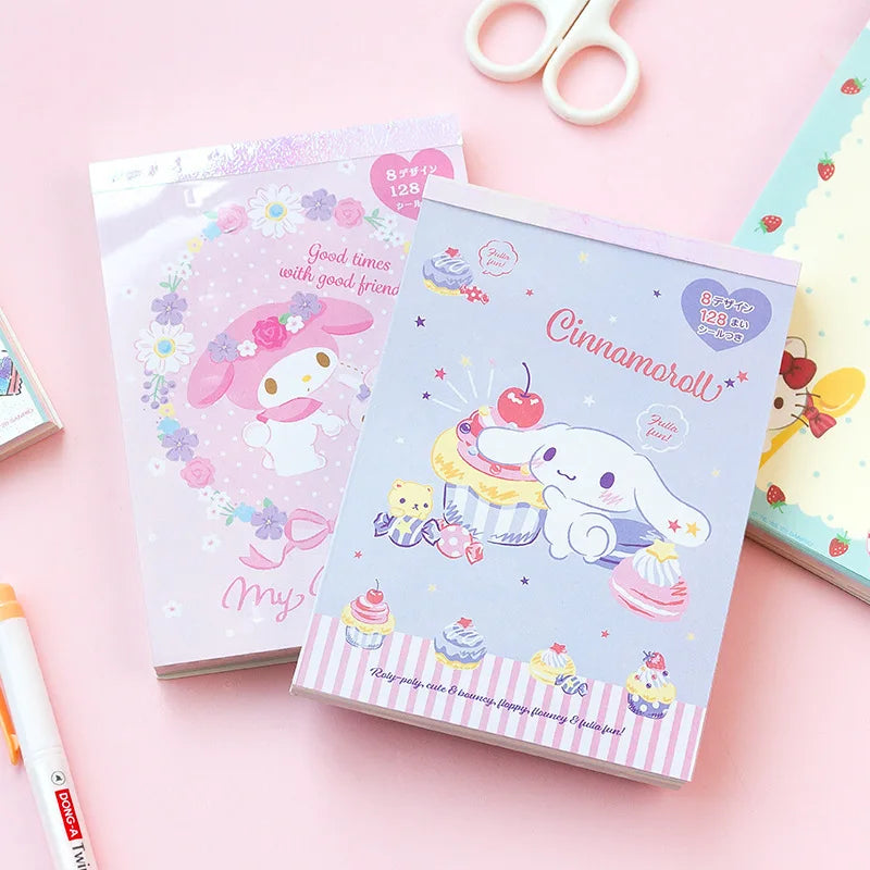 Cuaderno Sanrio: Kuromi, Hello Kitty, Cinnamoroll y My Melody