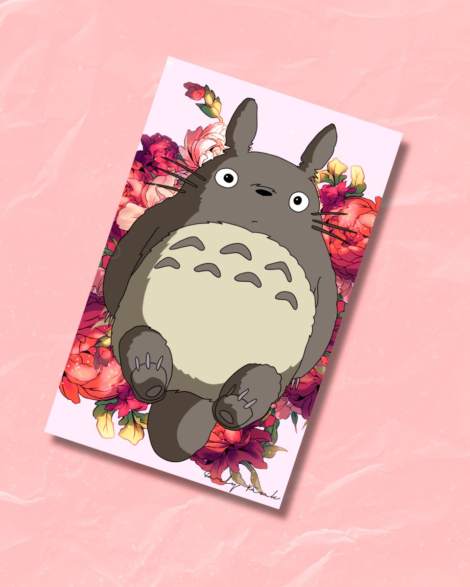 Totoro-Illustration - Mein Nachbar Totoro