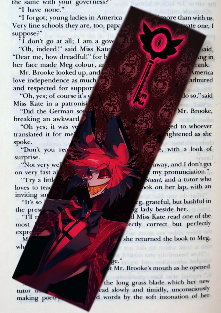 Hazbin Hotel Bookmark - Angel Dust