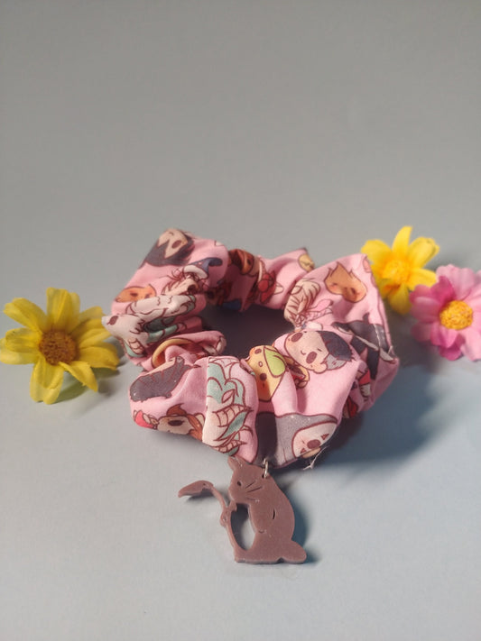 Scrunchie Studio Ghibli Totoro - Rosa / Azul