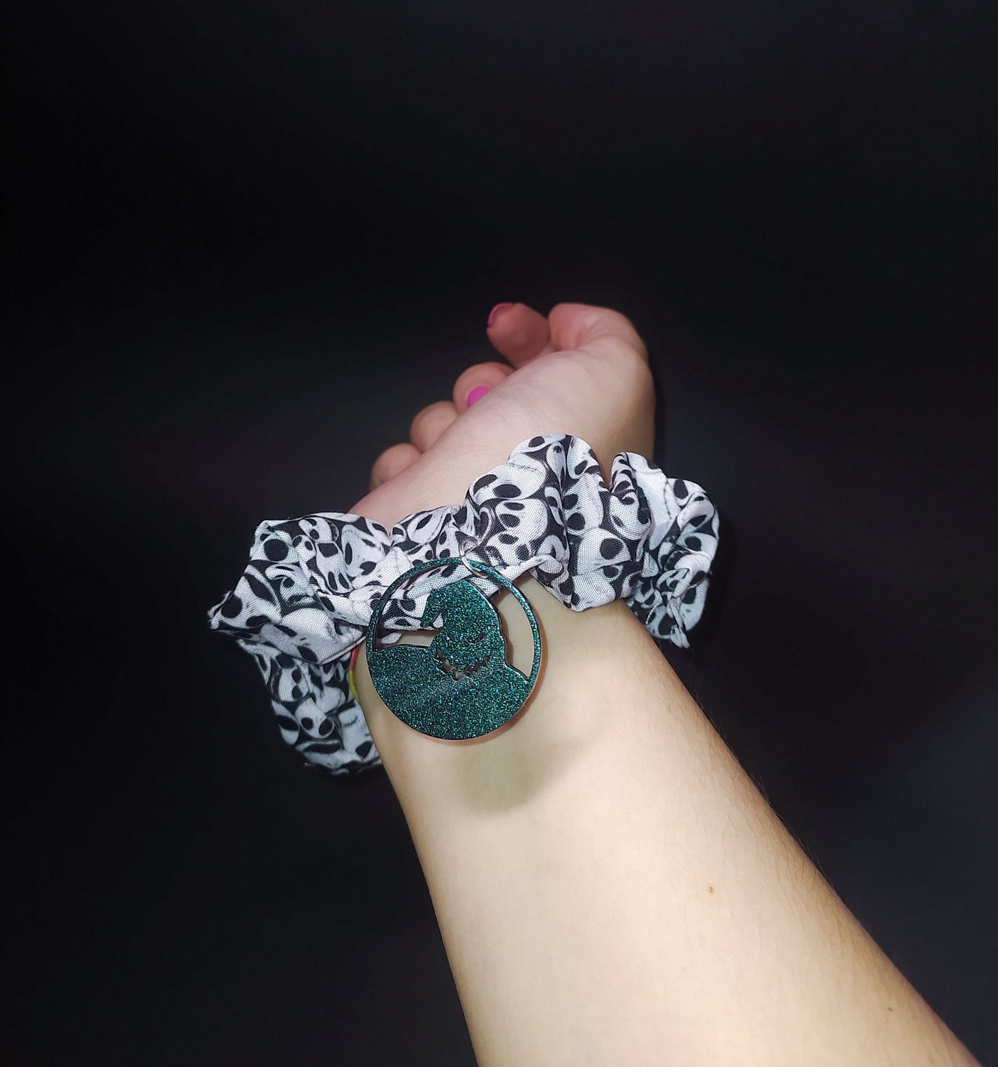 Scrunchie Nightmare Before Christmas – Oogie Boogie / Jack Skellington