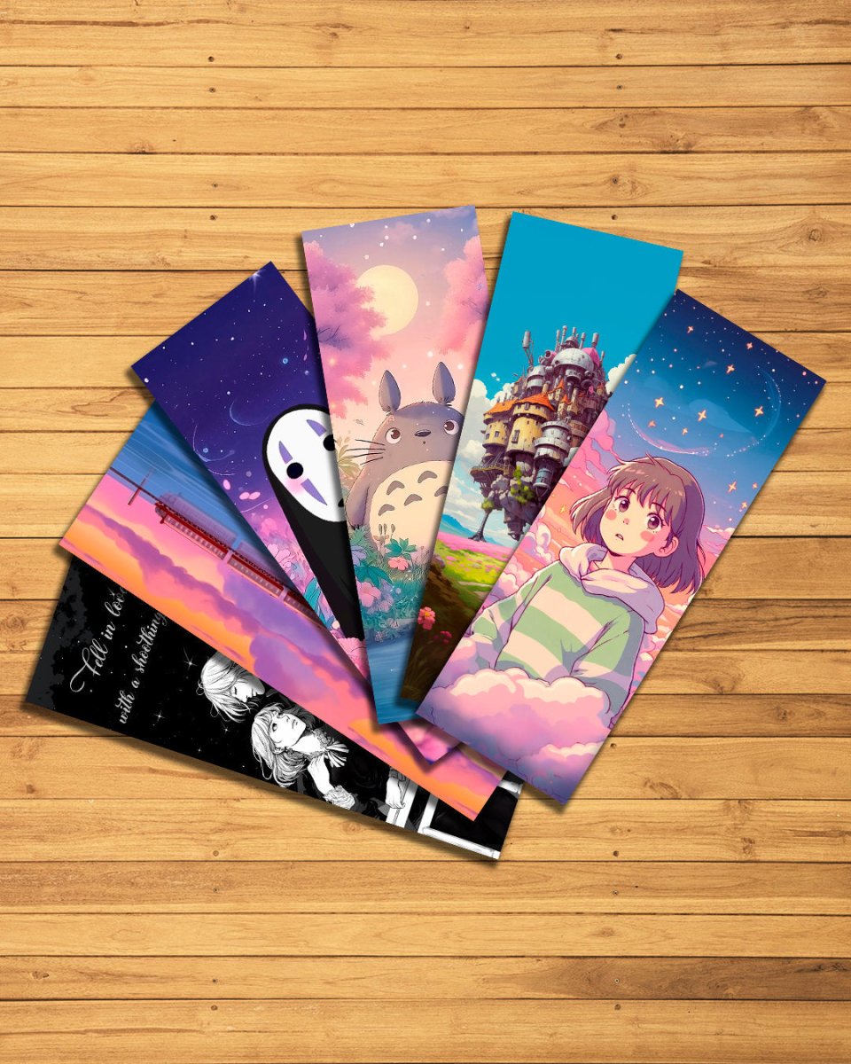 Marque-pages animés du Studio Ghibli - 6 variétés