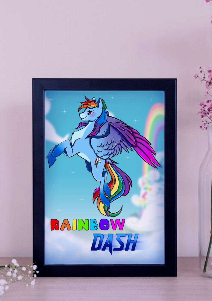 Rainbow Dash My Little Pony Illustration